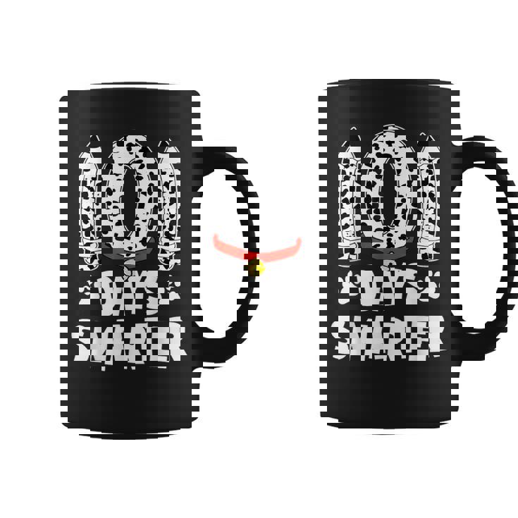 Dog Happy 101 Days School 100 Days Smarter Teacher Student Coffee Mug