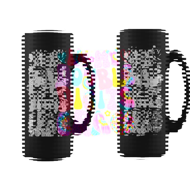 In My Double Digits Era Groovy Ten Years Old 10Th Birthday Coffee Mug