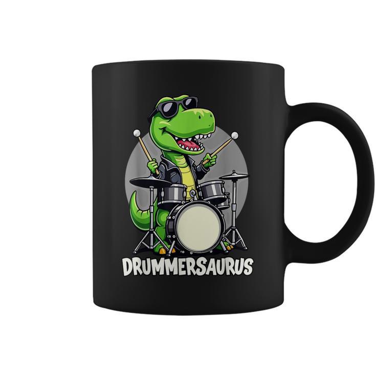 Drummer Boy Musician Drummersaurus Dinosaur Tassen