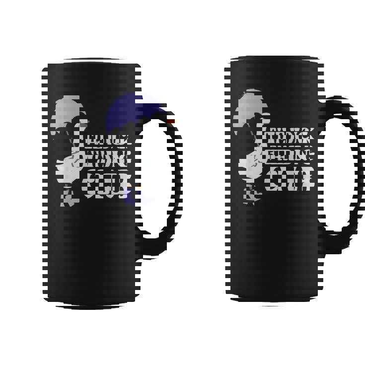 The Duck Feeding Club Duck Lover Apparel Graphic Print Coffee Mug