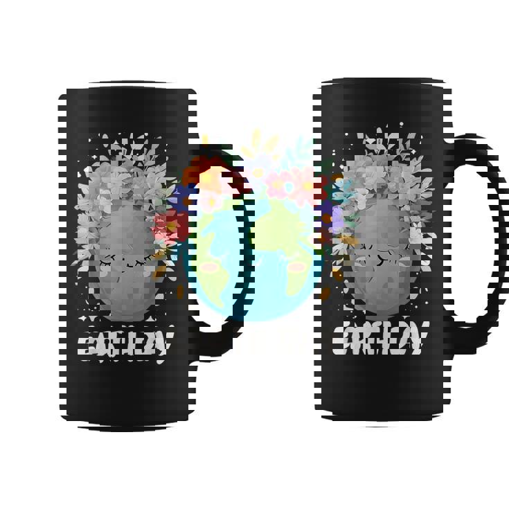 Earth Day Cute & Floral Planet Earth Day 2025 Coffee Mug Earth Day Cute & Floral Planet Earth Day 2025 Coffee Mug
