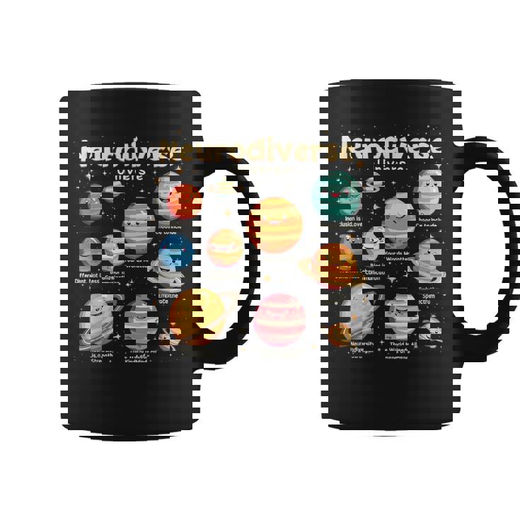 Education Autism Awareness Neurodiverse Universe Special Coffee Mug