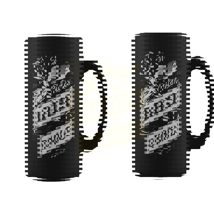 Élu Meilleur Barbier Du Monde Humour Coiffeur Cadeau Barbe Tasse