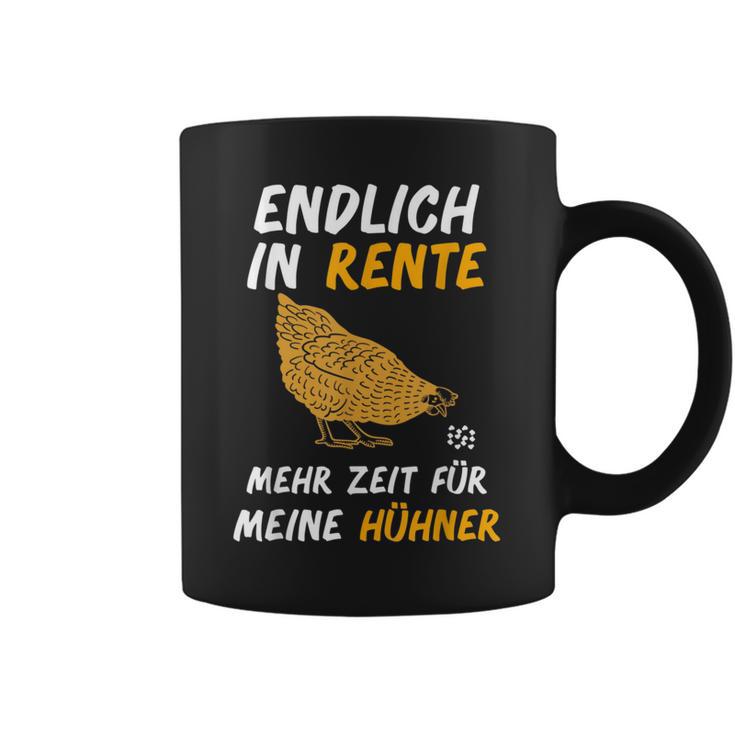 Endlich In Rente Mehr Zeit Für Meine Hühner Chicken Ruhestand Tassen