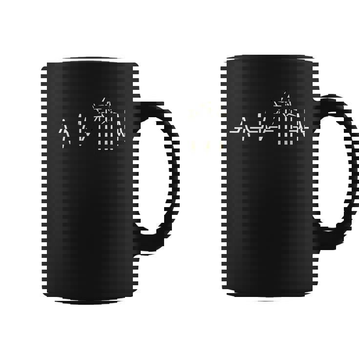 Energía Eólica Del Regalo Del Ingeniero Del Latido Del Corazón Del Parque Eólico Taza de café