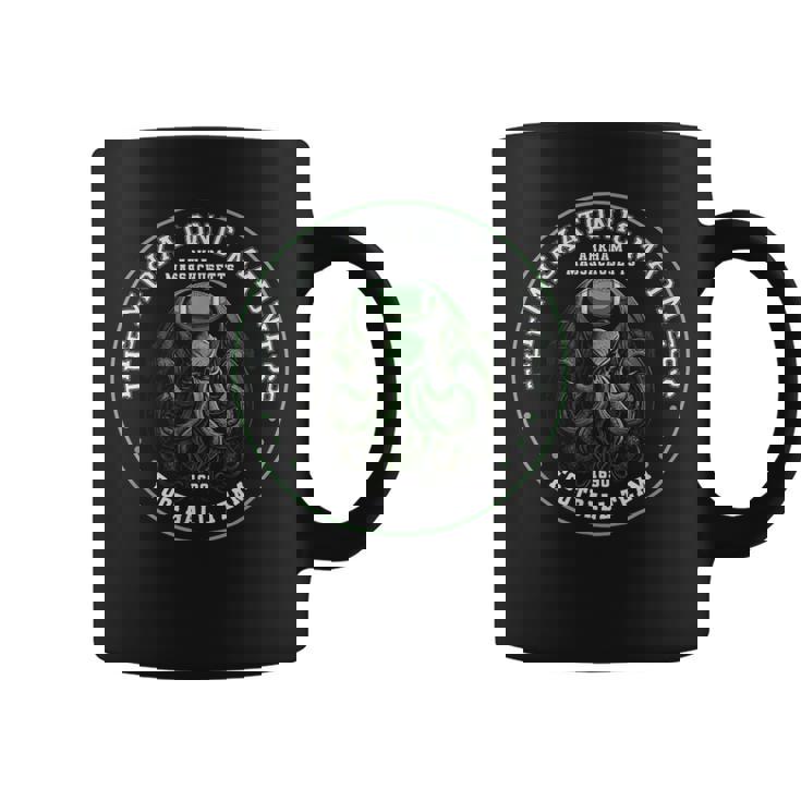 Equipo De Fútbol Cthulhu Miskatonic Cosmic Horror Cthulhu Taza de café