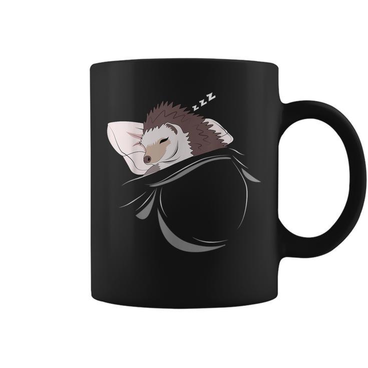 Erizo Dormir Siesta Pijama Regalo Erizo Taza de café