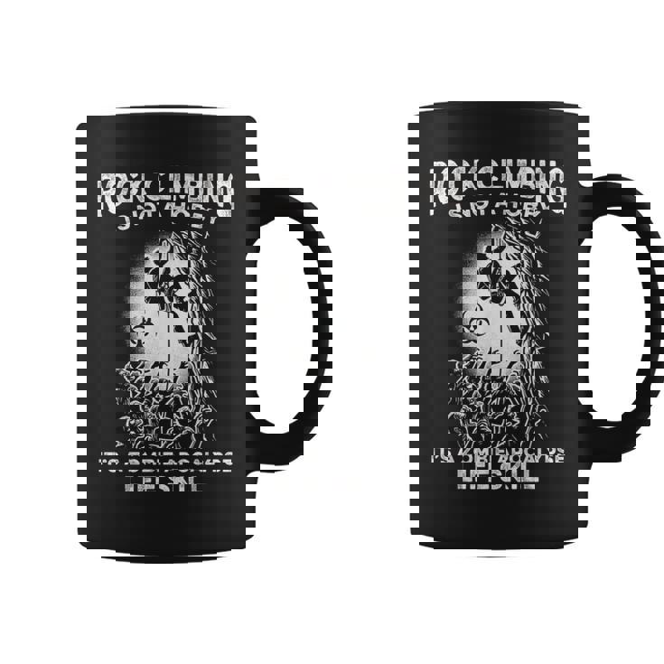 Escalada Zombie Apocalipsis Habilidad Escalador Gracioso Taza de café