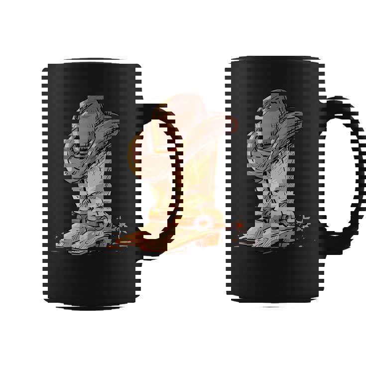 Estilo Campestreaquero Del Oeste De Texas Para Los Amantes De Los Caballos Taza de café