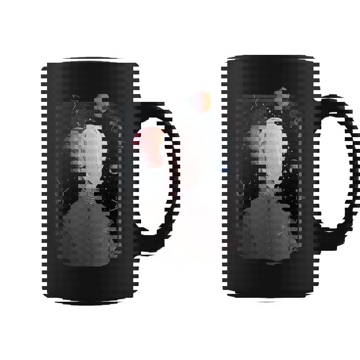 Faceless Man Planet Astronaut -Astral Cosmic Space Graphic Print Coffee Mug