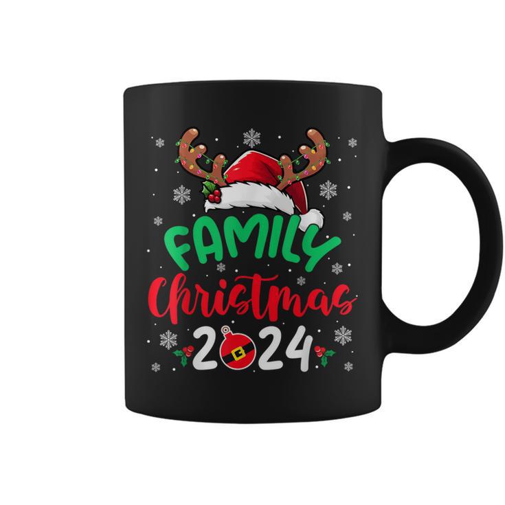 Family Christmas 2024 Santa Reindeer Matching Family Group Tassen