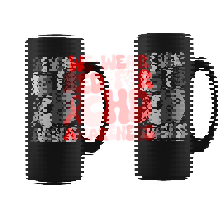 In February We Wear Red Chd Awareness Heart Disease Month Coffee Mug