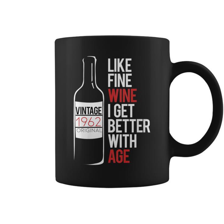 LIKE FINE WINE I GET BETTER WITH AGE 1962 Birthday Meme Graphic Print ...