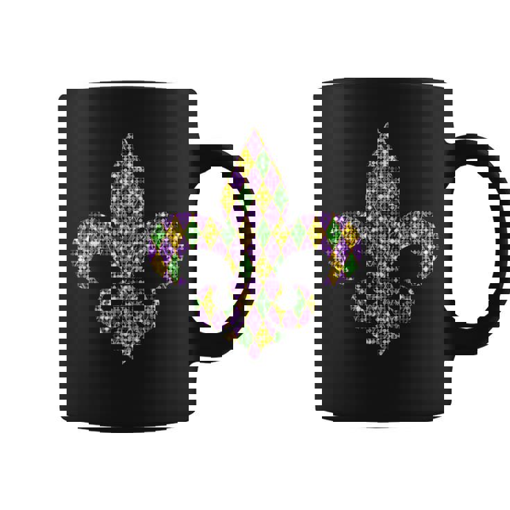 Fleur De Lis Mardi Gras Symbol Louisiana Carnival New Orlean Coffee Mug