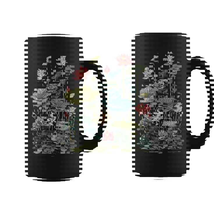 Fleur De Lotus Botaniqueintage Pour Fille Tasse