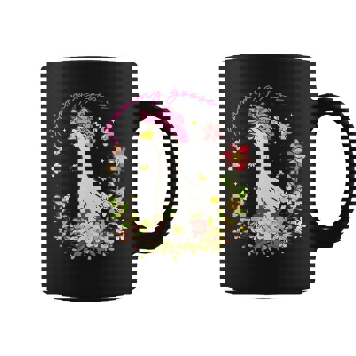 Floral Grammy Goose Mom Mother's Day Silly Goose Family Coffee Mug