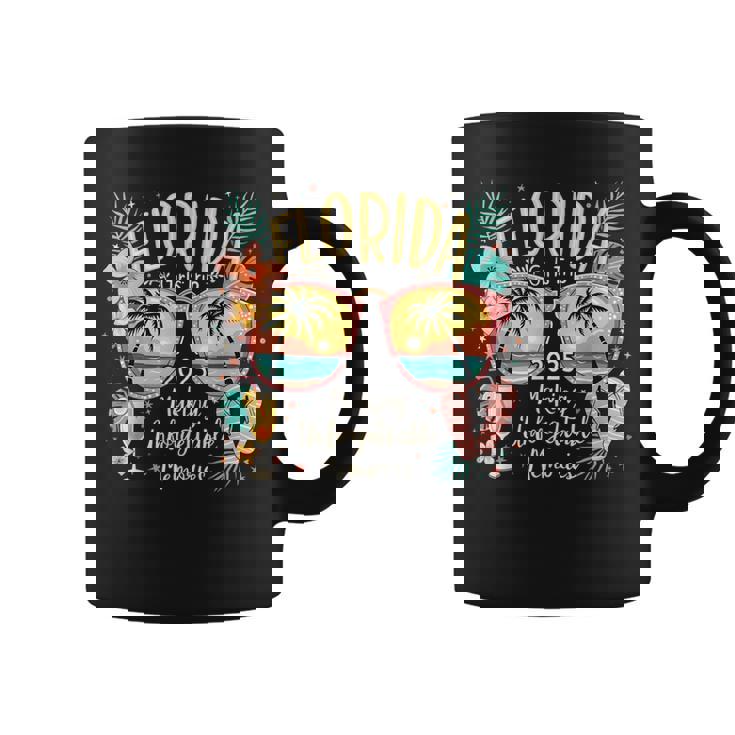 Florida Girls Trip 2025 Beach Vibes Family Vacation Graphic Coffee Mug