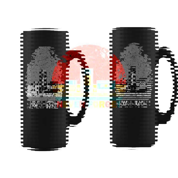 Never Forget Floppyhs Cassette Retrointage Divertido Taza de café