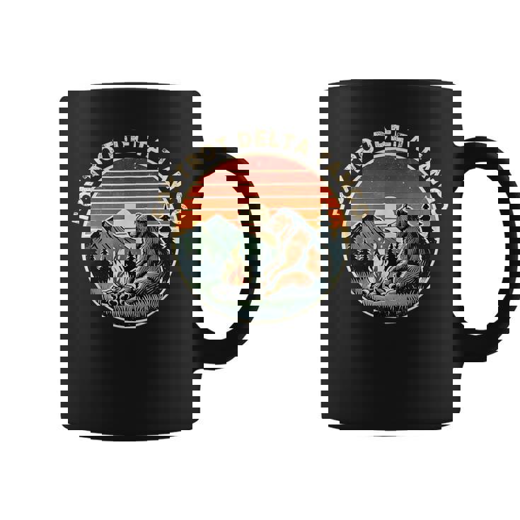 Foxtrots Deltas Tangos Retro Resist Bear Camping Hiking Coffee Mug