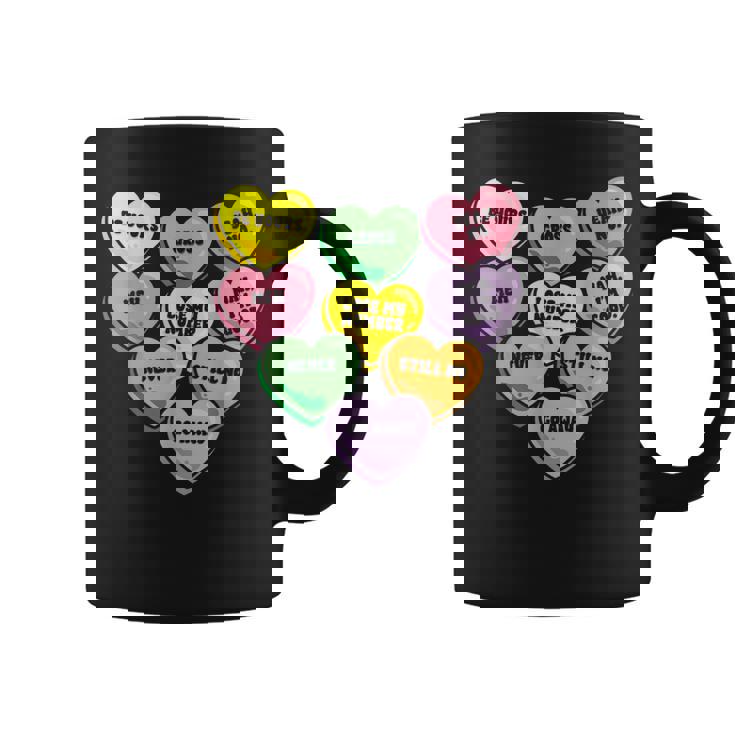 Candy Heart Anti Valentine's Day Sarcastic Love Joke Coffee Mug