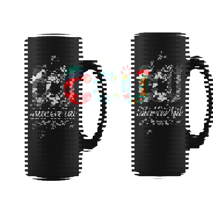 Ccu Nurse Christmas Critical Care Unit Xmas Girl Nurse Coffee Mug