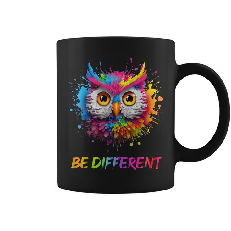 Colourful Owl Tassen