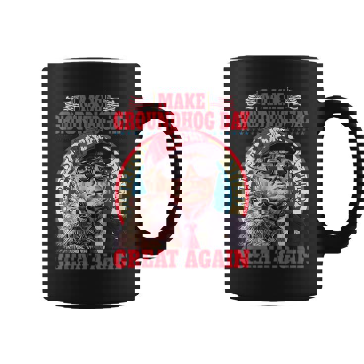 Cool Trump Groundhog Make Groundhog Day Great Again Coffee Mug
