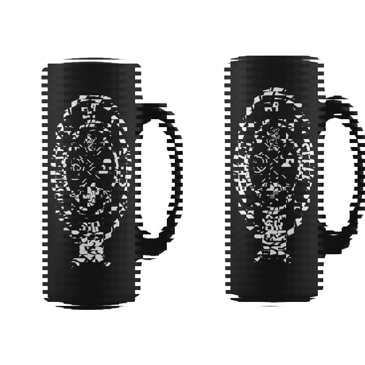Eat Sleep Scout Repeat Outdoor Camping Nature Coffee Mug