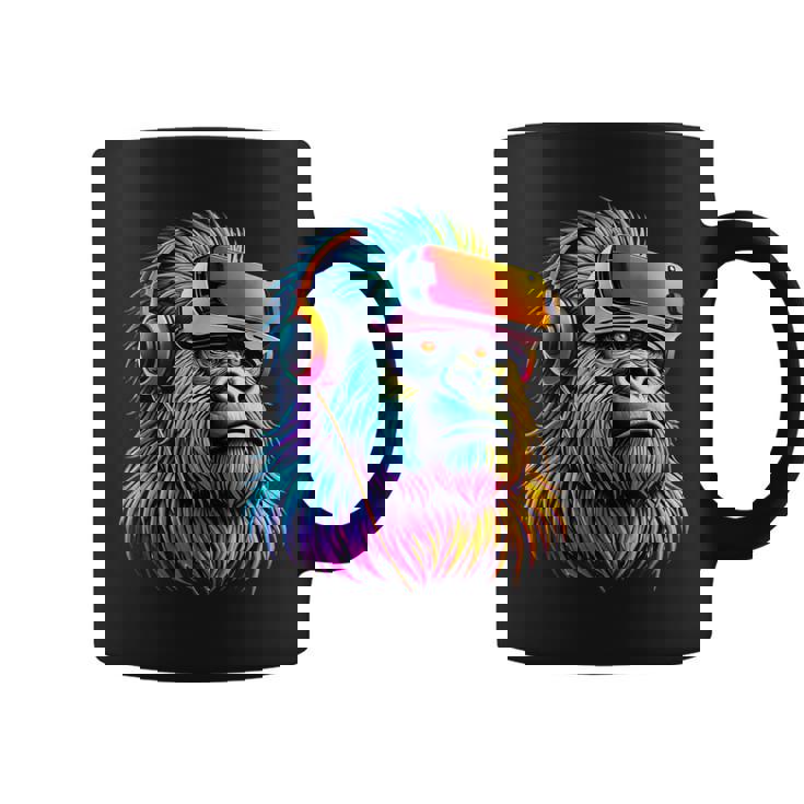 Gorilla Vr Playing Tag Boys Adult Gorilla Vr Gamer Coffee Mug
