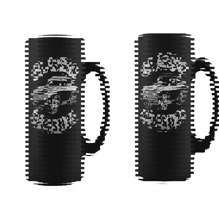Grandpa Classic Car Graphic Family Grandpa Fathers Day Coffee Mug