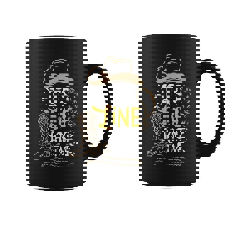 Line Dance It's Line Dance Time Bottes Western Tasse