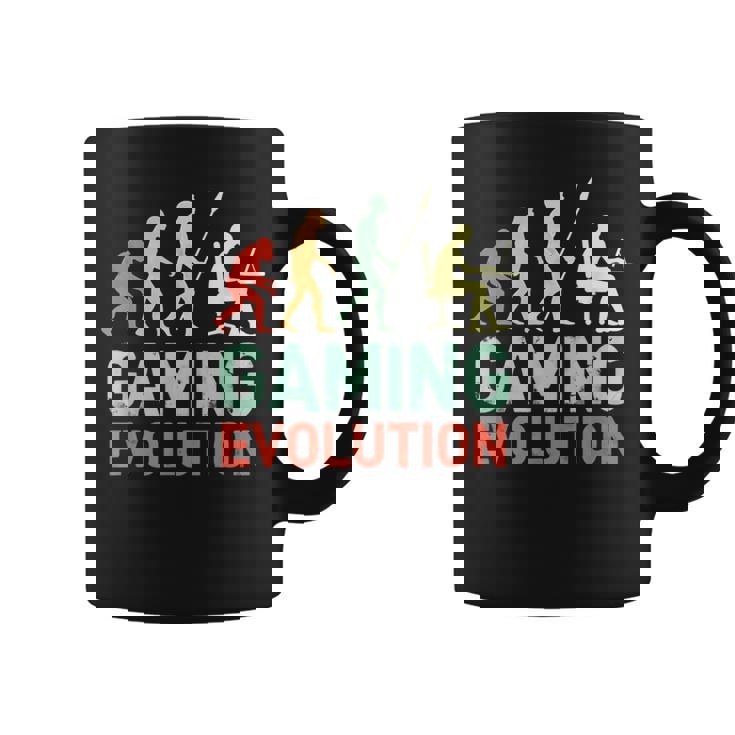 Gaming Evolution Humorideojuego Diciendo Divertido Gamers Taza de café