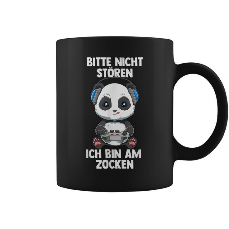 Gaming Panda Bitte Nicht Stören Ich Bin Am Zocken Tassen