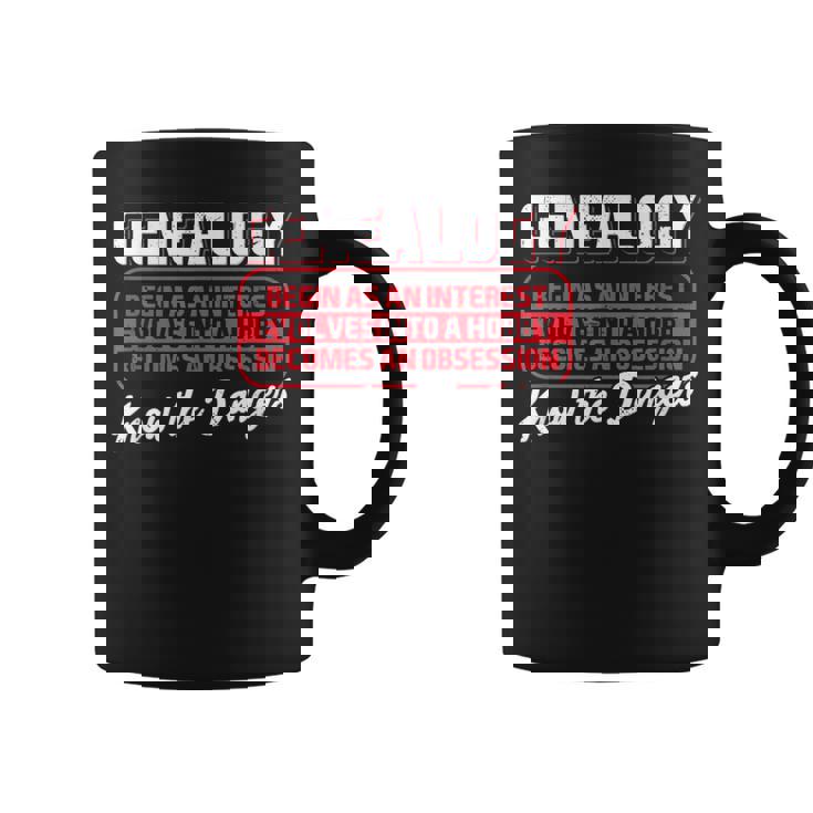 Genealogía Hobby Historia Familiar Ancestry Research Árbol Genealógico Taza de café