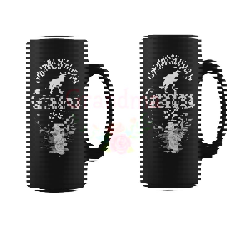 German Shepherd Grandma Dog Mom Lover Coffee Mug