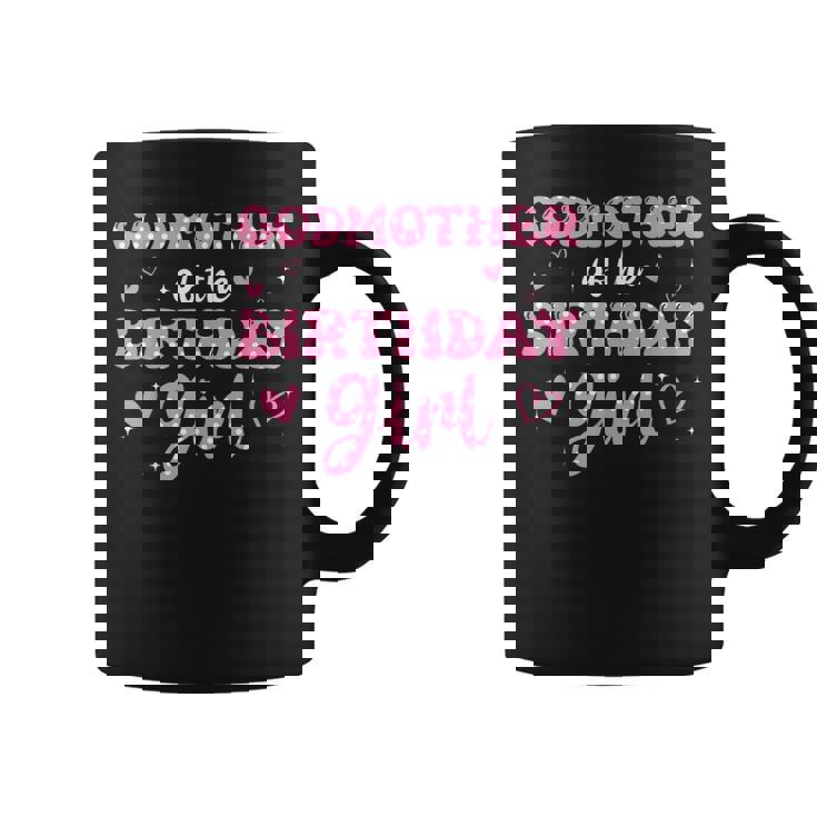 Godmother Of The Birthday Pink Girl Matching Family Coffee Mug