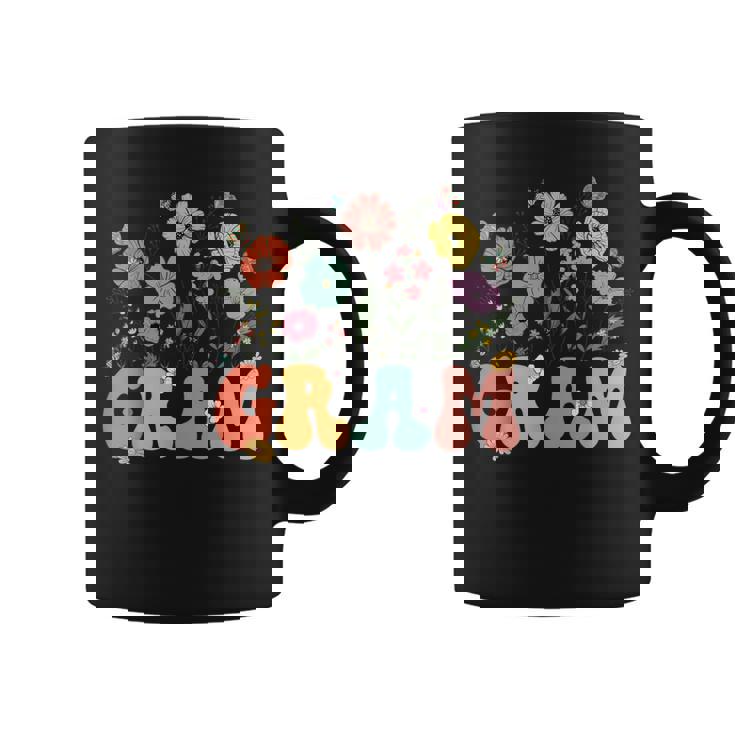 Gram For Grandma Wildflower Floral Women Coffee Mug