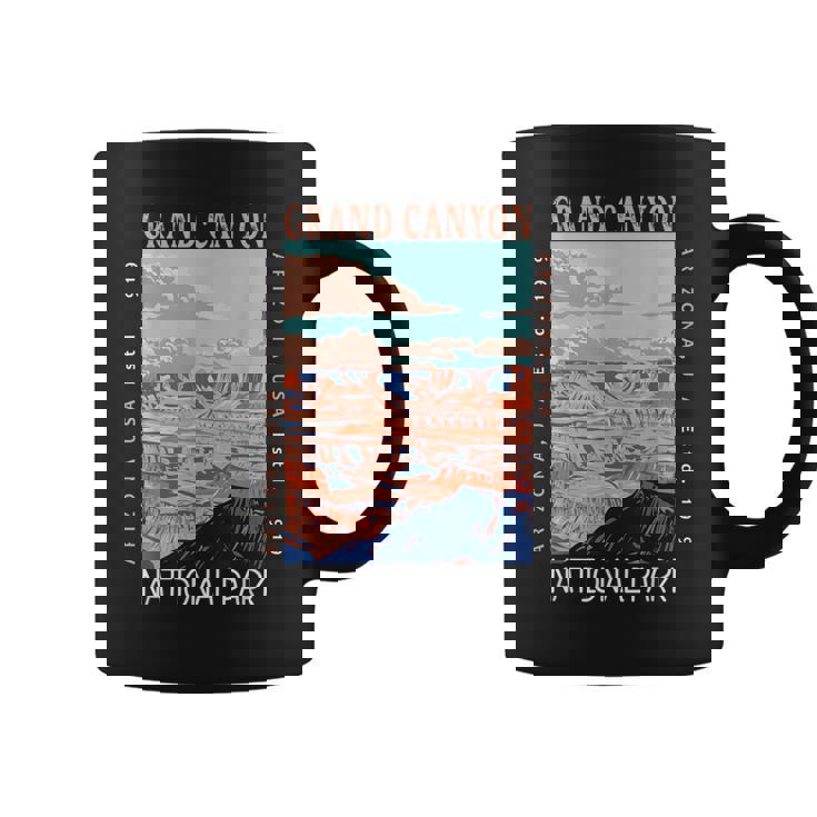 Grand Canyon National Park Arizona Envejecidointage Taza de café