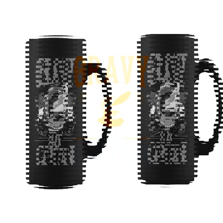Gravy Boat Captain Thanksgiving Turkey Day Family Dinner Graphic Print Coffee Mug