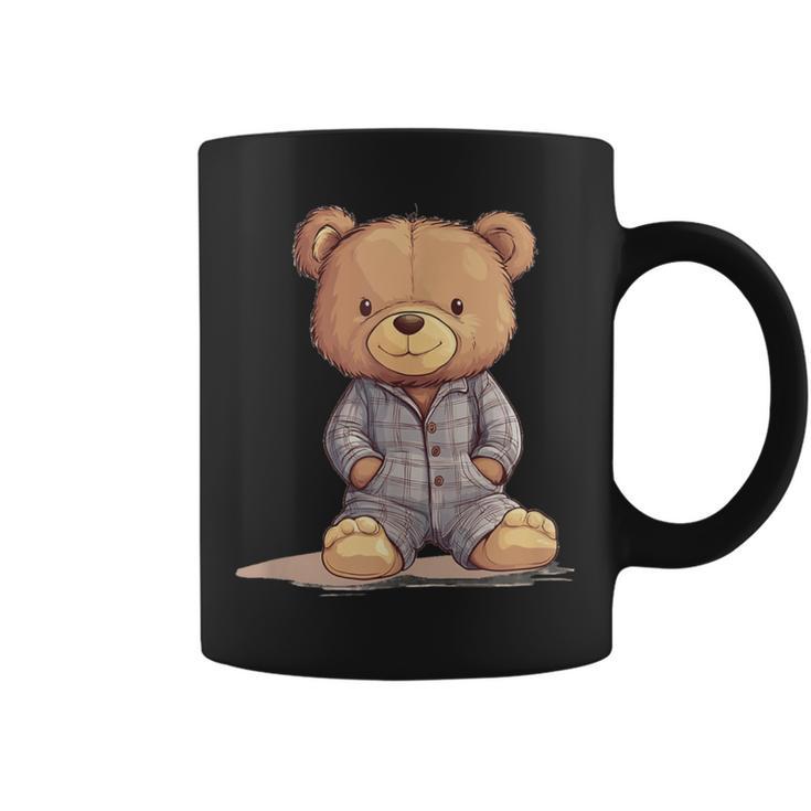 Great Teddy Bear In Soft And Cosy Pyjamas Tassen