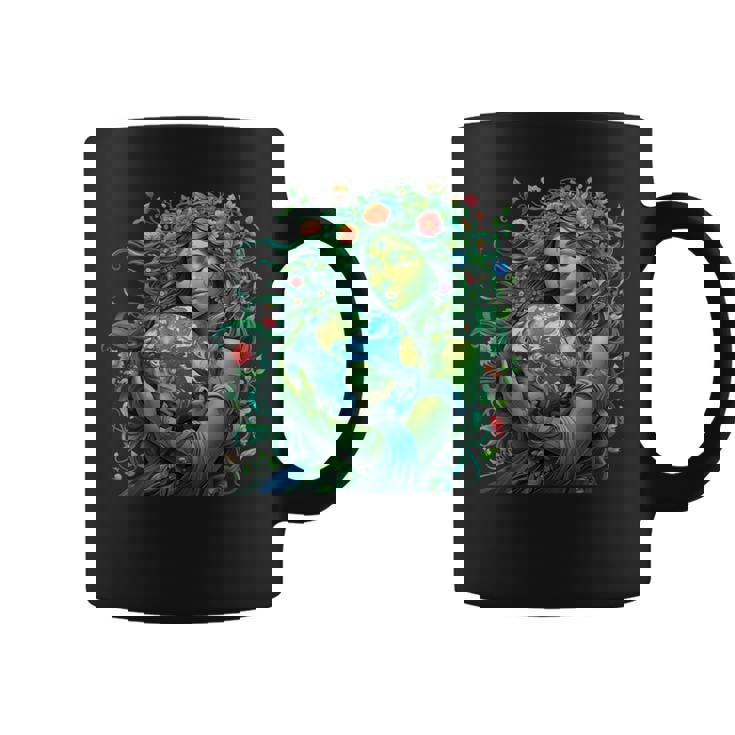 Green Mother Nature Earth Day Earth Mother Planet Nature Coffee Mug