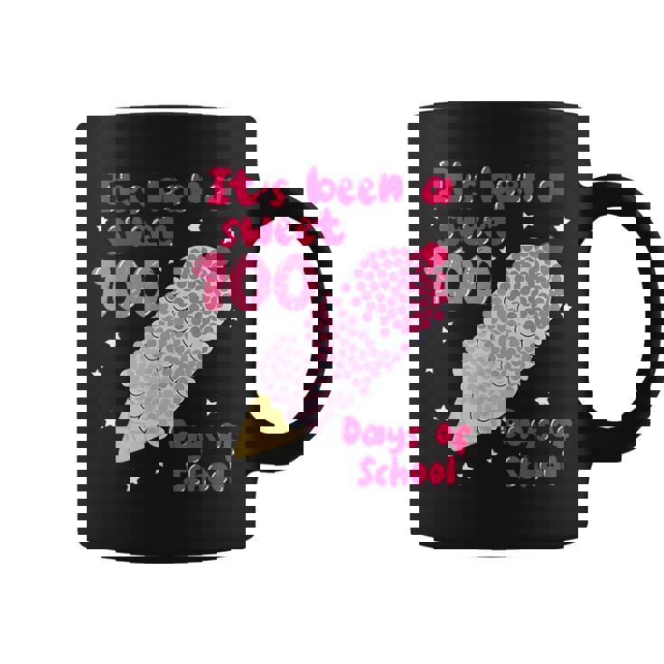 Groovy Ice Cream Cone 100 Days Of School Teacher Student Coffee Mug