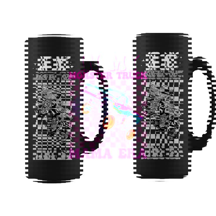 Groovy In My Monster Truck Mama Era Monster Truck Mom Coffee Mug