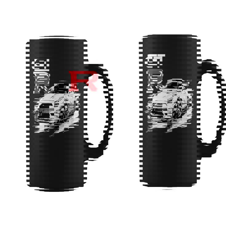 Gt R 35 Jdm Street Racing Drag Drift Coche Deportivo Taza de café