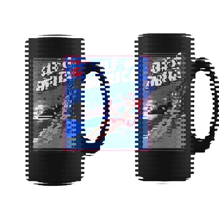 Gulf Of Usa America Trump Greeting From The Patriotic Gulf Coffee Mug