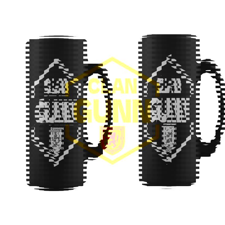 Gunn Del Clan Escocés Taza de café