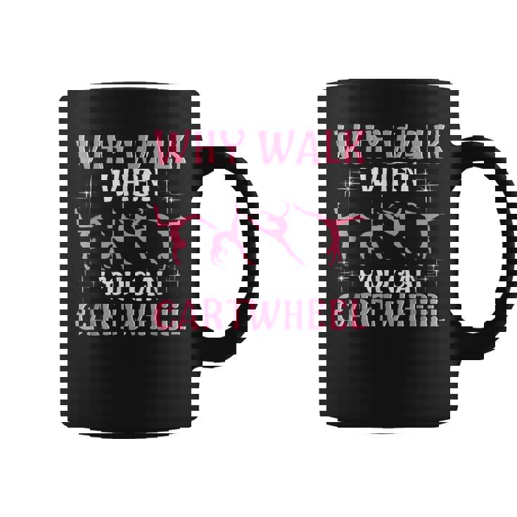 Gymnastics Gymnast For Girls Women Cool Cartwheel Graphic Print Coffee Mug