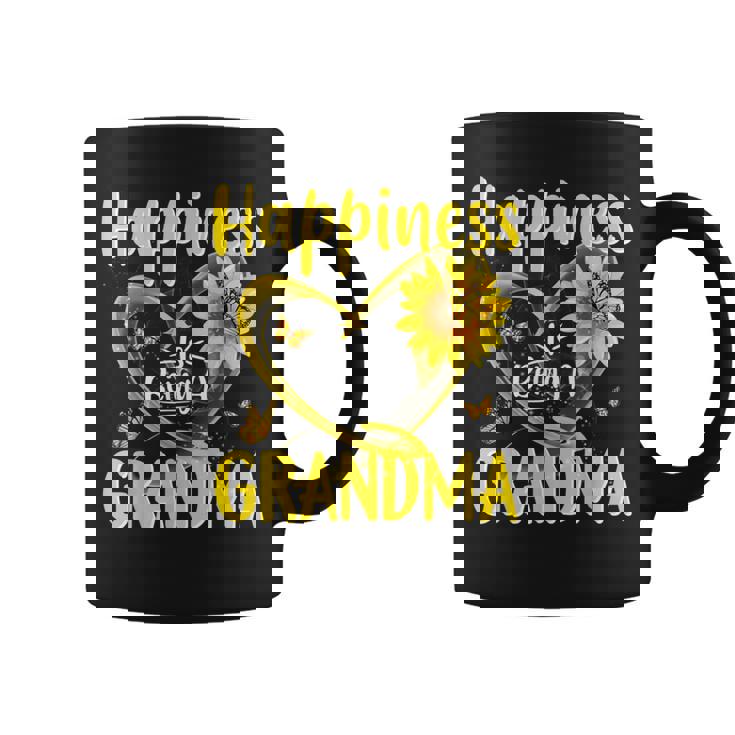 Happiness Is Being A Grandma Sunflower Mother's Day Coffee Mug