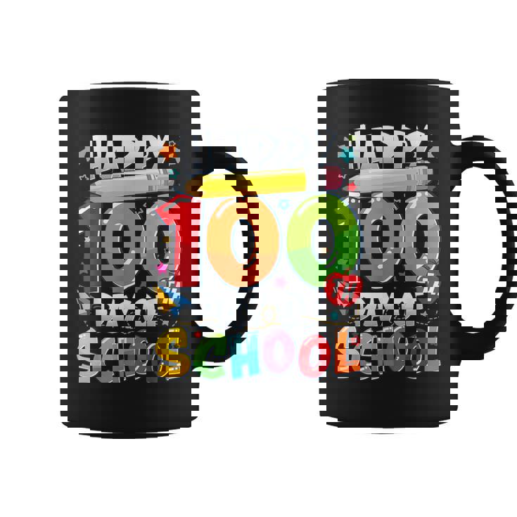 Happy 100Th Day Of School 100 Days Smarter Teacher Boy Girl Coffee Mug