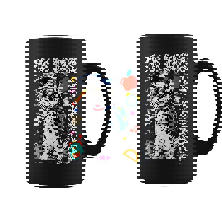 Happy 101 Days Of School Cute Dog Student Teacher Coffee Mug
